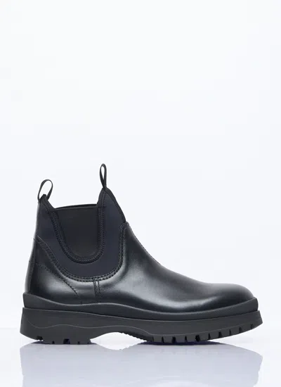 Prada Men Blixxen Boots In Black