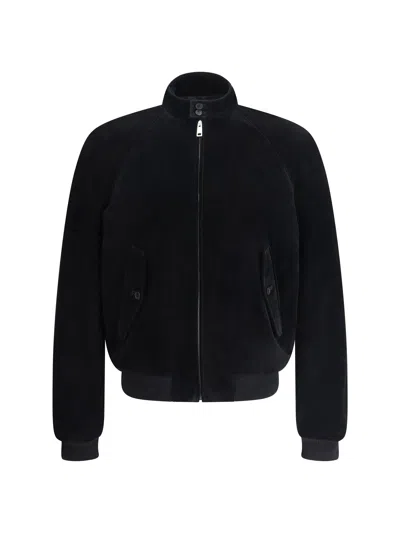 Prada Men Bomber Jacket In Black