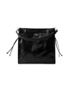 Prada Shoulder Bag Top Handle Smooth Finish In Black