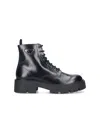 Prada Brushed Leather Ankle Boot For Men
