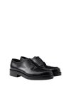 Prada Classic Derby Shoes In Black