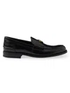 Prada Men Black Logo Slip On Loafers, 9 Luxury Loafers & Drivers For Men Darveys In Black