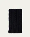 Prada Logo-detail Cashmere Scarf In F0003 Moro