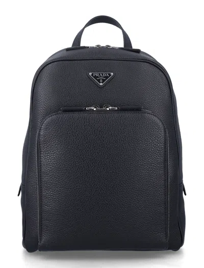 PRADA PRADA MEN'S CALF LEATHER BAG