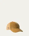 Prada Corduroy Baseball Cap In F0346 Orzo