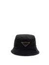 Prada Men Canvas Bucket Hat