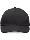 Prada Re-nylon Baseball Cap In Black