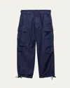 Prada Men's Cargo Pants In Raso Old