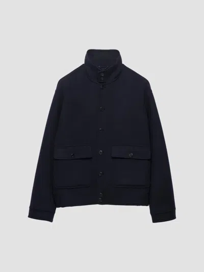 PRADA MEN'S CASHMERE BLOUSON JACKET