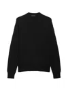 Prada Rundhalspullover Aus Kaschmir In Black