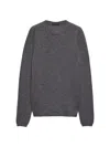 Prada Men Grey Wool Sweater In Gray