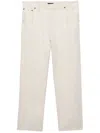 Prada Ivory Chambray Pant