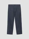 Prada Chambray Pants In Blue