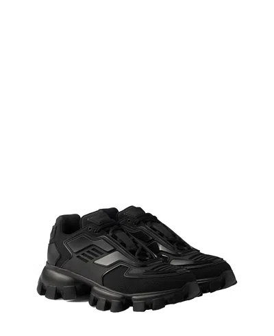 PRADA MEN'S CLOUDBUST THUNDER KNIT FABRIC SNEAKERS