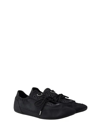 PRADA MEN'S COLLAPSE CANVAS SNEAKERS