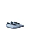 Prada Collapse Re-nylon And Suede Elasticized Sneakers In Blue