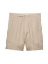 Prada Bermuda Shorts In Neutral