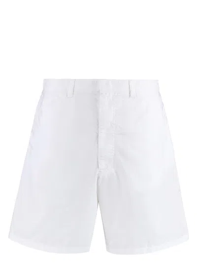 PRADA MEN'S COTTON BERMUDA SHORTS
