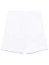 Prada Cotton Bermuda Shorts In White