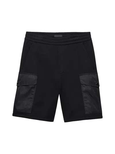 Prada Men's Cotton Bermudas In Black