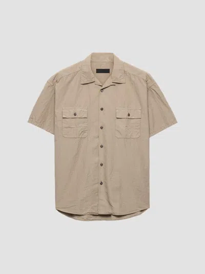 PRADA MEN'S COTTON BLEND SHIRT