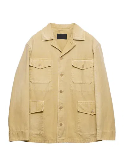 PRADA MEN'S COTTON BLOUSON JACKET