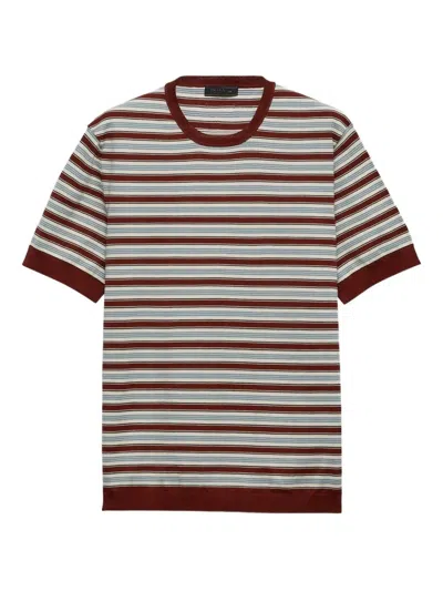 Prada Men Cotton Crew-neck Sweater