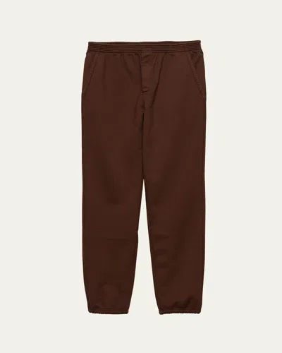 Prada Cotton Pants In Brown