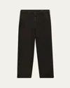 Prada Triangle-logo Cotton Trousers In Multi