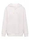 Prada Cotton Hoodie In Pink