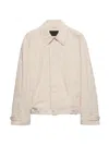 Prada Raglan-sleeve Jacket In Neutral