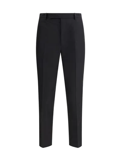 Prada Men Cotton Pants In Blue