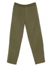 Prada Triangle-logo Patch-pocket Trousers In Green
