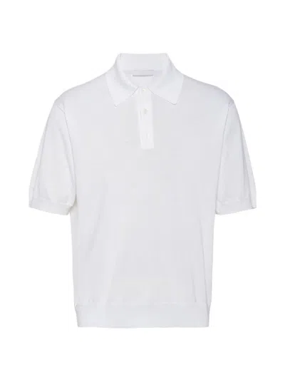 PRADA MEN'S COTTON POLO SHIRT