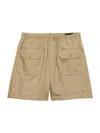 Prada Elasticated-waist Cargo Shorts In Multi