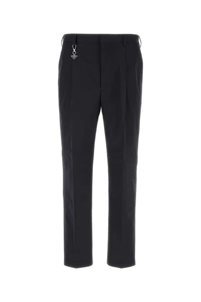 PRADA PRADA MEN'S COTTON POPLIN PANTS