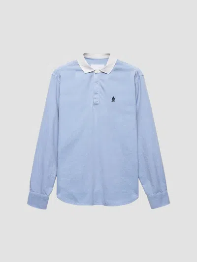 Prada Men's Cotton Shirt In Blue