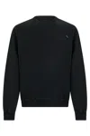 Prada Logo Patch Sweatshirt In Black