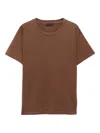 Prada Klassisches T-shirt In Brown