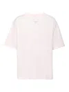 Prada Cotton T-shirt In Pink