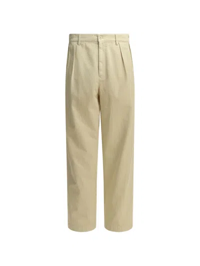 Prada Men's Cotton Trousers In Sabbia