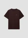 Prada Cotton T-shirt In Brown