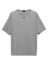 Prada Men's Cotton T-shirt In Gray
