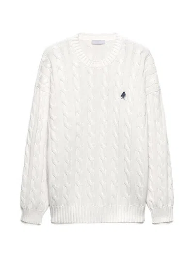 PRADA PRADA MEN'S CREWNECK KNIT JERSEY TOP
