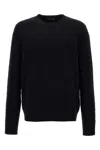 Prada Navy Blue Wool Blend Sweater In Blue