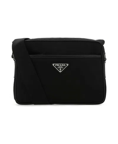Prada Men's Crossbody Mini Bag In Black