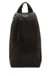 Prada Zaino In Nappa Testa Di Moro  Uomo In Brown