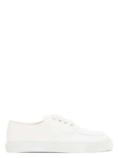 PRADA MEN'S DEER LEATHER SNEAKERS