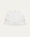 Prada Men's Denim Bermuda Shorts In White