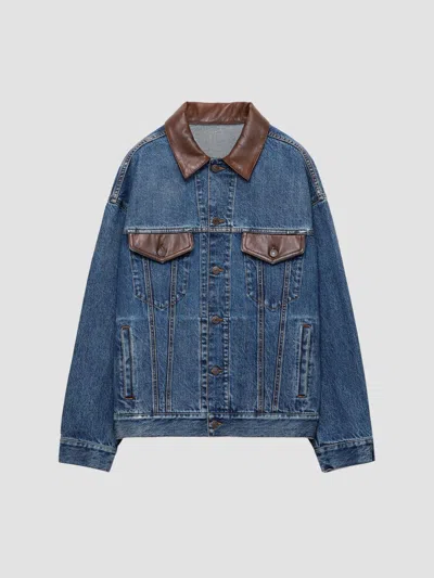 PRADA MEN'S DENIM JACKET